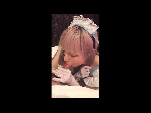 ❤️ Japanse Idool [mayuka], Frans dienstmeisje kostuum, deel 1, pijpen en aftrekken met lotion ☑ Anal video at us
